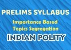 Pre - Syllabus - Importance Based - Indian Polity