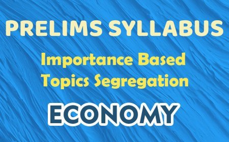 Pre - Syllabus - Importance Based - Economy