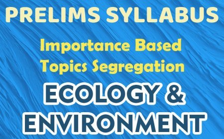 Pre - Syllabus - Importance Based - Ecology & Envieronemt