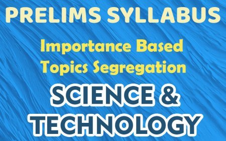 Pre - Syllabus - Importance Based - Science & Technology