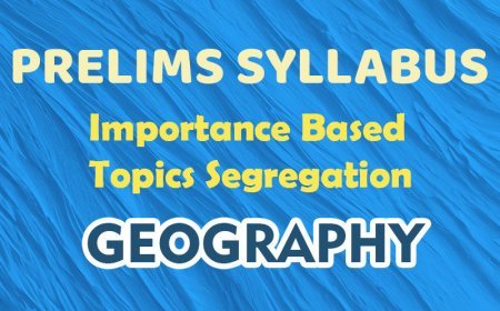 Pre - Syllabus - Importance Based - Geography