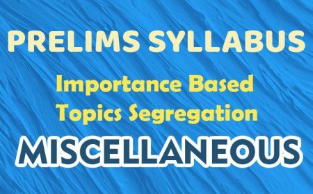Pre - Syllabus - Importance Based - Miscellaneous