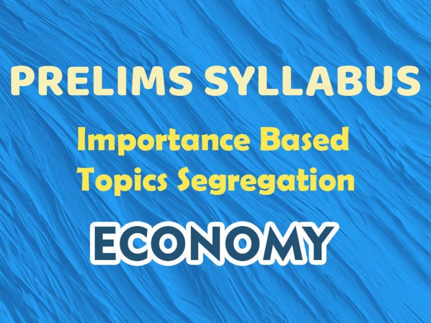 Pre - Syllabus - Importance Based - Economy