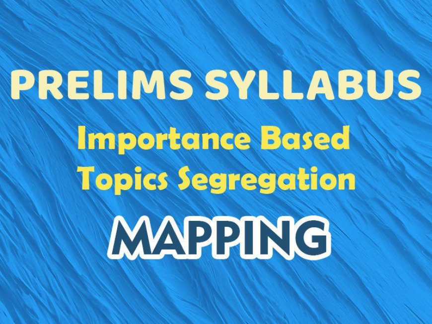 Pre - Syllabus - Importance Based - Mapping